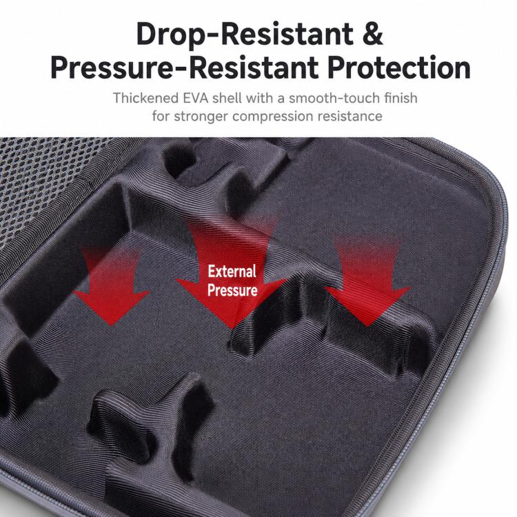 Estuche de almacenamiento portátil para kit de dron Lito 1, bolso de hombro para exteriores (gris) — imagen 6