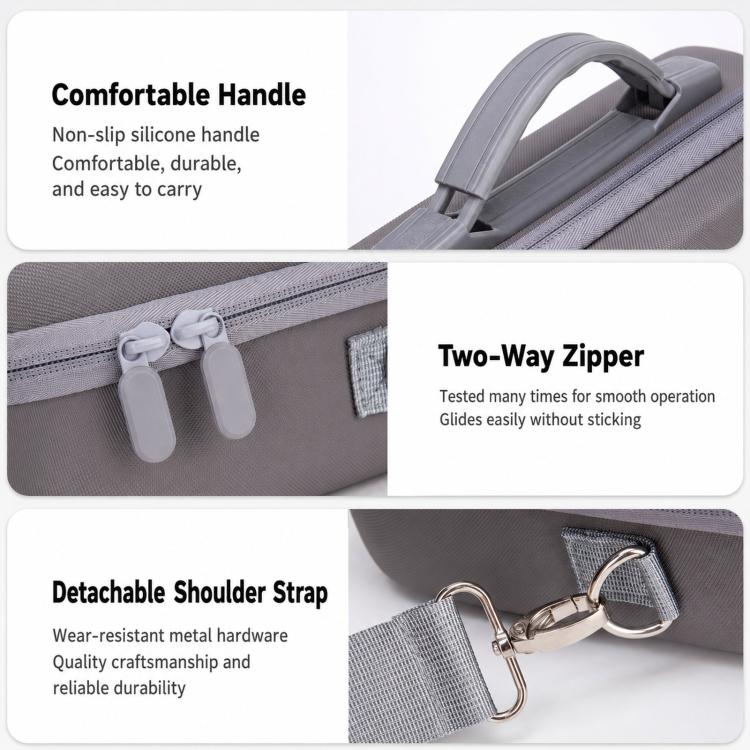 Estuche de almacenamiento portátil para kit de dron Lito 1, bolso de hombro para exteriores (gris) — imagen 7
