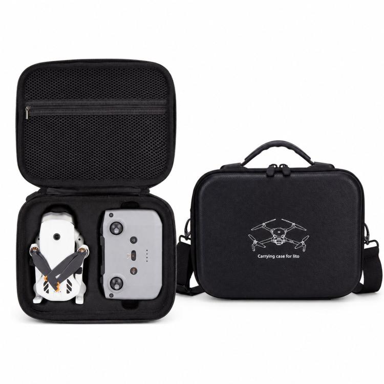 Bolsa de almacenamiento portátil para exteriores con control remoto estándar y dron Lito 1 (negra)