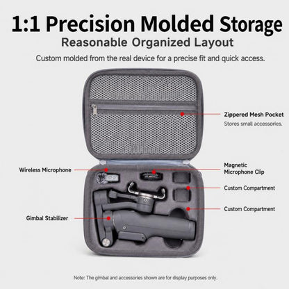 Funda de transporte y bolsa de almacenamiento para gimbal OSMO Mobile 8P (gris) para DJI Osmo Mobile — imagen 3