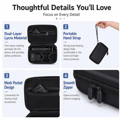 Bolsa de almacenamiento para cámara de acción Osmo Nano Travel Kit (Negra) para DJI Osmo — imagen 8