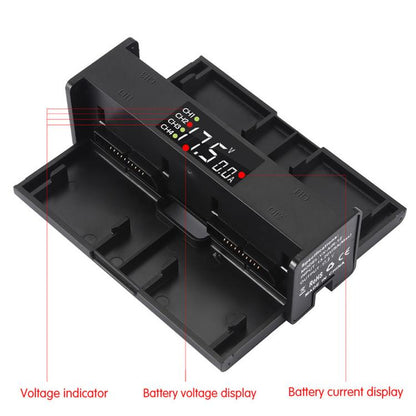 Cargador secuencial con pantalla digital para DJI Mavic 2 Pro (Negro) — imagen 4