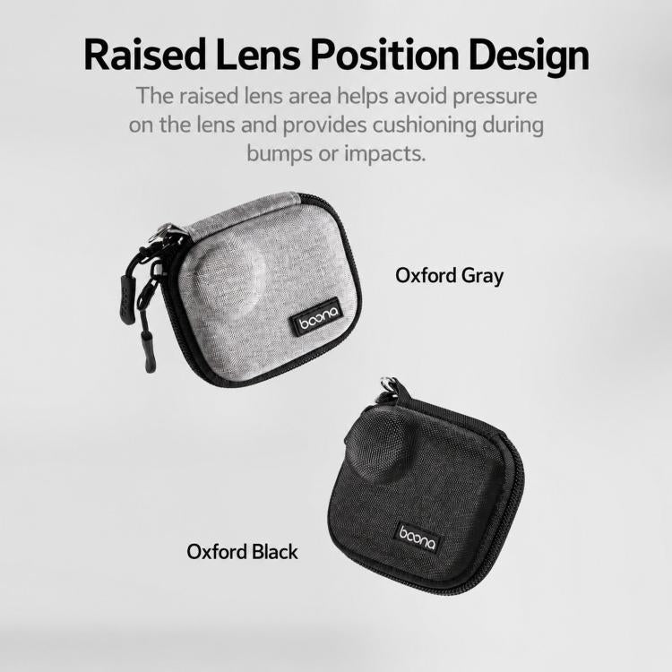 Funda Baona BN-FD011 rígida de EVA para mini cámara de acción Osmo Nano, estuche protector de bolsillo (negro) para DJI Mini…