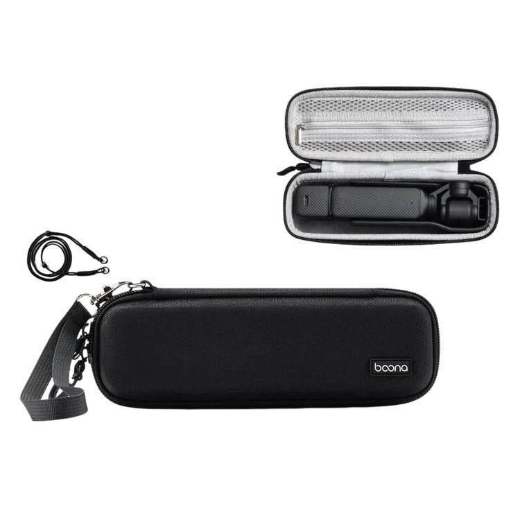 Funda Baona FD006 rígida de EVA para cámara de acción, estuche protector de viaje. Especificaciones: Negro + Cordón para DJI…