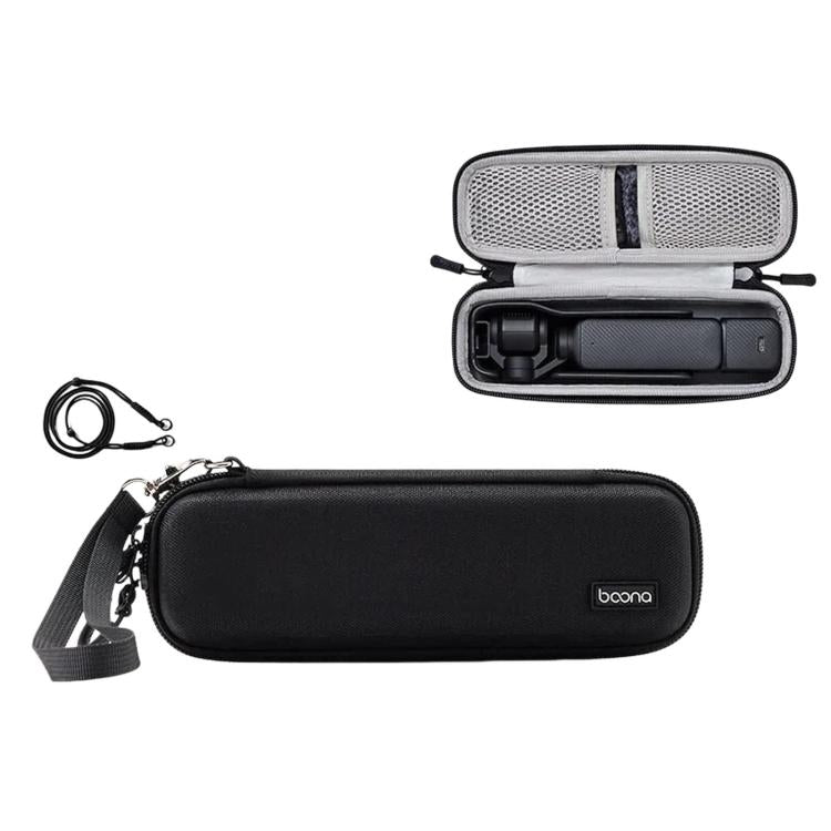 Funda Baona FD006 rígida de EVA para cámara de acción, estuche protector de viaje. Especificaciones: Negro mejorado + cordón…