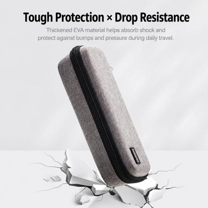 Funda Baona FD006 rígida de EVA para cámara de acción, estuche protector de viaje. Especificaciones: Negro + Cordón para DJI…