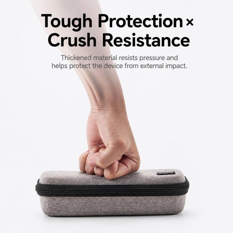 Funda Baona FD006 rígida de EVA para cámara de acción, estuche protector de viaje, especificaciones: Gris + Cordón para DJI……
