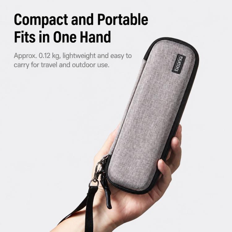 Funda Baona FD006 rígida de EVA para cámara de acción, estuche protector de viaje. Especificaciones: Negro + Cordón para DJI…