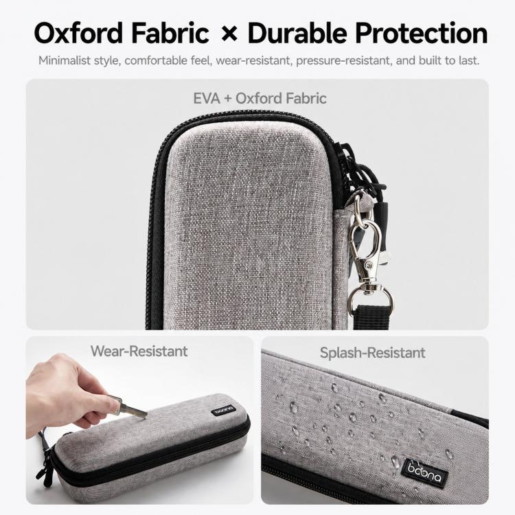 Funda Baona FD006 rígida de EVA para cámara de acción, estuche protector de viaje, especificaciones: Gris para DJI Osmo Pock…