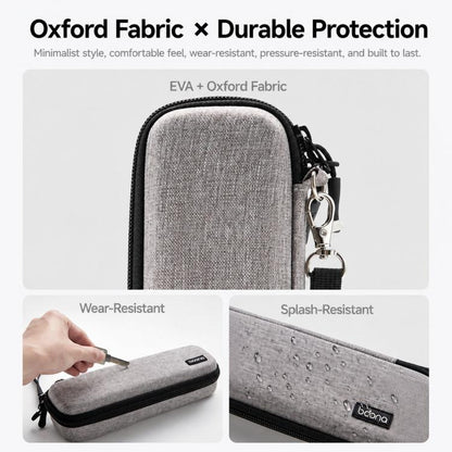 Funda Baona FD006 rígida de EVA para cámara de acción, estuche protector de viaje. Especificaciones: Negro mejorado + cordón…