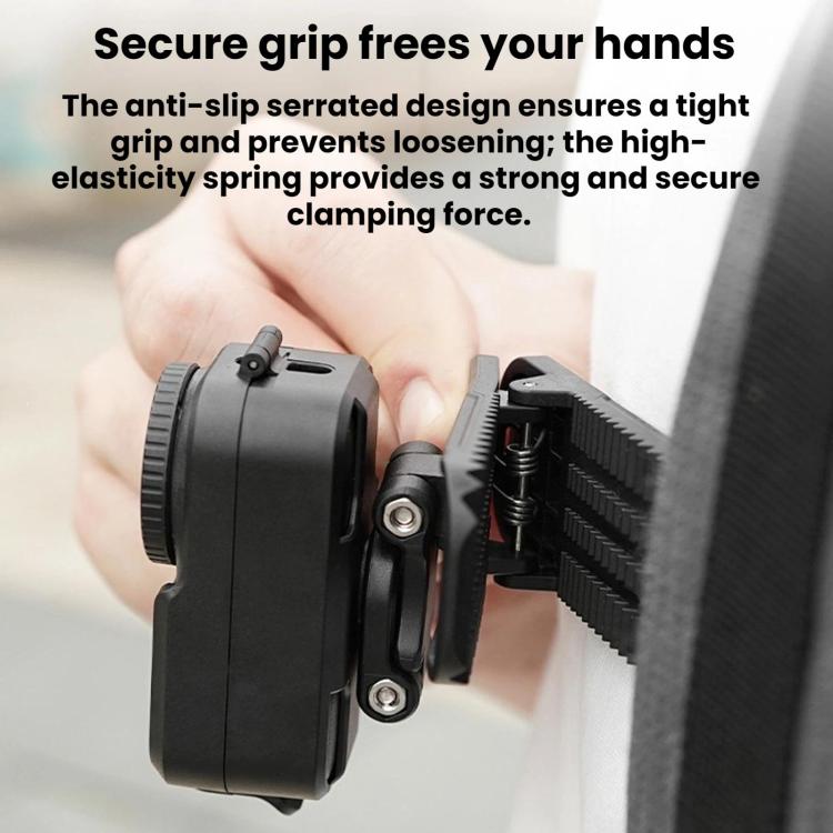 Clip magnético para correa de mochila Flymile (Negro) — imagen 8
