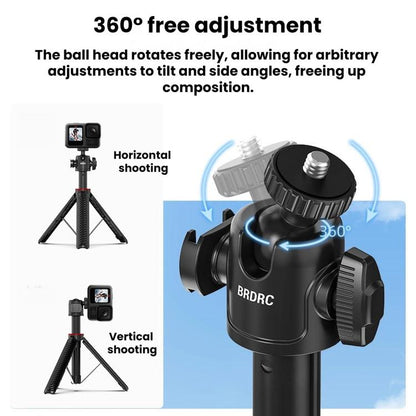 Trípode de extensión para selfies BRDRC para DJI Osmo Pocket 4 (montura de 1/4) — imagen 5