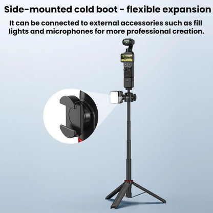 Trípode de extensión para selfies BRDRC para DJI Osmo Pocket 4 (montura de 1/4) — imagen 10