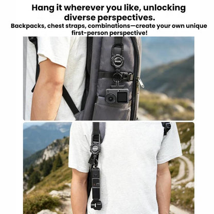 Mochila Osmo Packet 4 / 3 BRDRC Gancho magnético telescópico para con cuerda antipérdida (Negro) para DJI Osmo — imagen 12