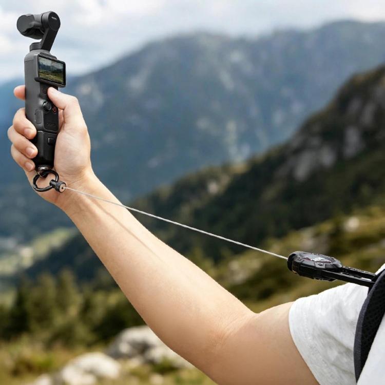 Mochila Osmo Packet 4 / 3 BRDRC Gancho magnético telescópico para con cuerda antipérdida (Negro) para DJI Osmo — imagen 13