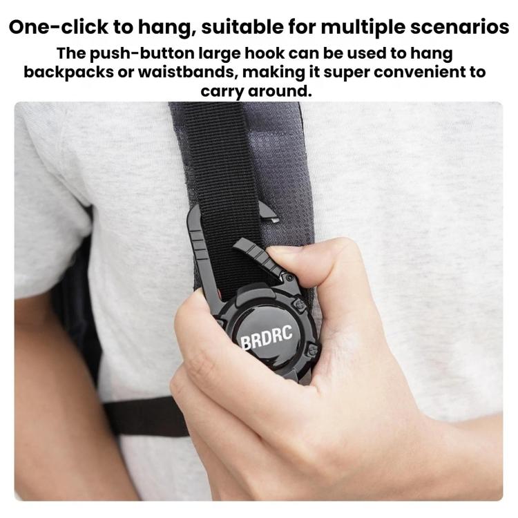 Mochila Osmo Packet 4 / 3 BRDRC Gancho magnético telescópico para con cuerda antipérdida (Negro) para DJI Osmo — imagen 5