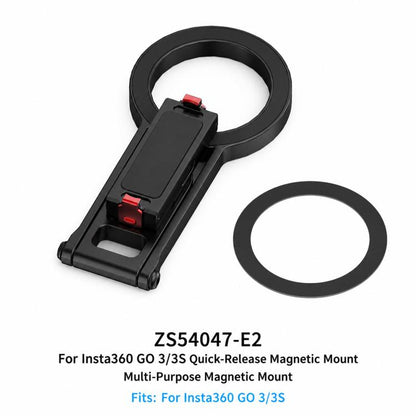 Soporte magnético para cámara de acción Insta360 GO 3/3S con sistema de liberación rápida