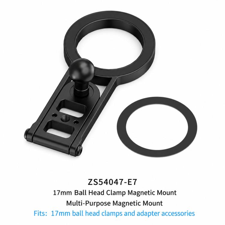 Base de montaje magnética Universal para cámara de acción con rótula de 17 mm
