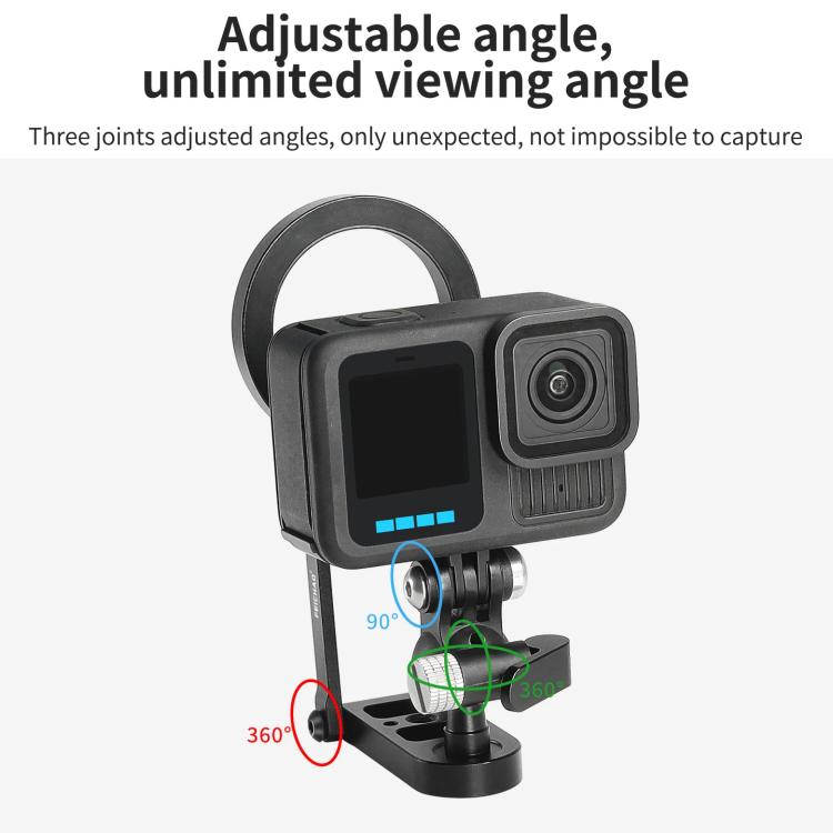 Base de montaje magnética Universal de 2 puntas para cámaras de acción — imagen 4