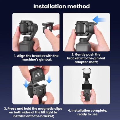 Luz de relleno portátil Monster BRDRC para DJI Osmo Pocket 4 — imagen 11