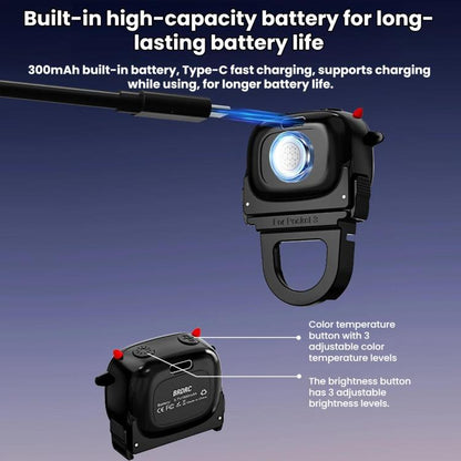 Luz de relleno portátil Monster BRDRC para DJI Osmo Pocket 4 — imagen 8
