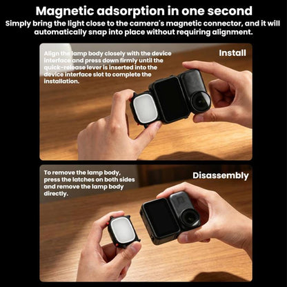 Accesorio de luz de relleno BRDRC para selfies de mano para DJI Osmo Action 6 — imagen 9