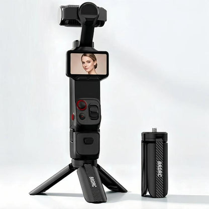 Base de montaje de escritorio BRDRC para trípode 4P / 4 / 3 para DJI Osmo Pocket (negra)