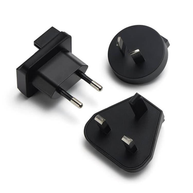 Kit adaptador de enchufe de viaje para cargador Power de 140 W GaN, con enchufes de pared intercambiables para la UE, Reino…