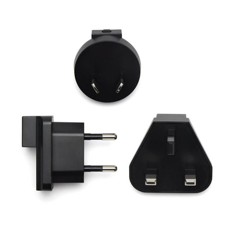 Kit adaptador de enchufe de viaje para cargador Power de 140 W GaN, con enchufes de pared intercambiables para la UE, Reino……