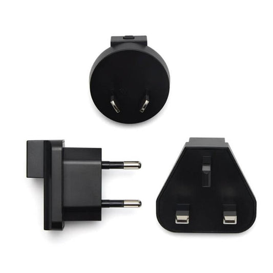 Kit adaptador de enchufe de viaje para cargador Power de 140 W GaN, con enchufes de pared intercambiables para la UE, Reino……