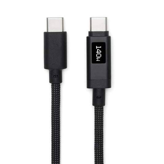 Cable Original USB-C de 7 A con pantalla digital para cargador Power de 140 W GaN, longitud: 1,8 m