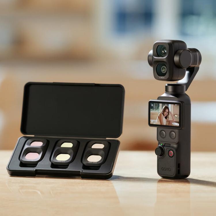 Juego de filtros ND originales, ND64 y ND256 para DJI Osmo Pocket