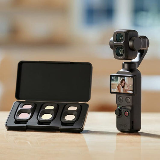 Juego de filtros ND originales, ND64 y ND256 para DJI Osmo Pocket